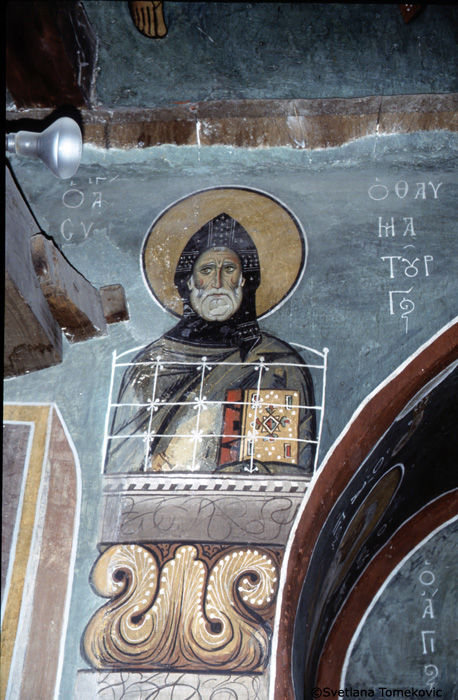 Sanctuary, North Wall, Fresco, Simeon Stylites the Younger