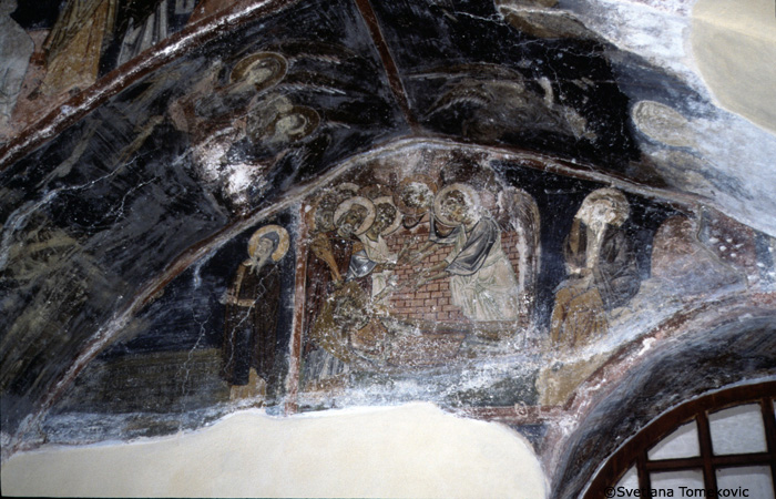 Fresco, refectory, south arcade