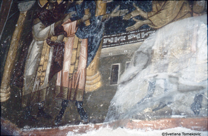 South wall, Diaconicon 