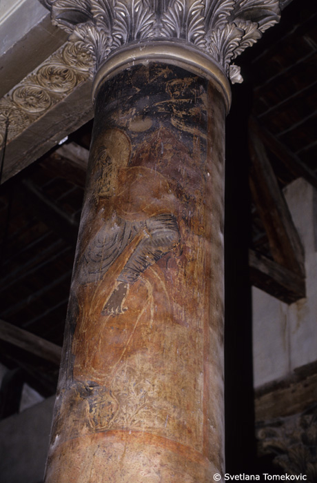 Interior, Colonnade, Column, Elijah in the Desert