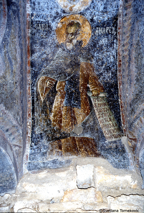Fresco showing Andrew