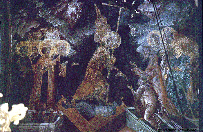 Fresco showing Anastasis