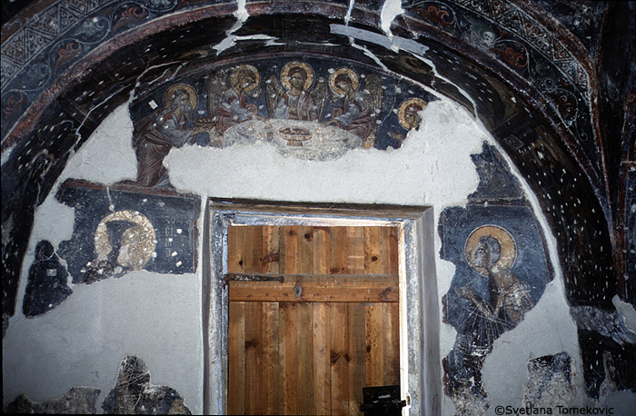 Narthex, west wall, fresco