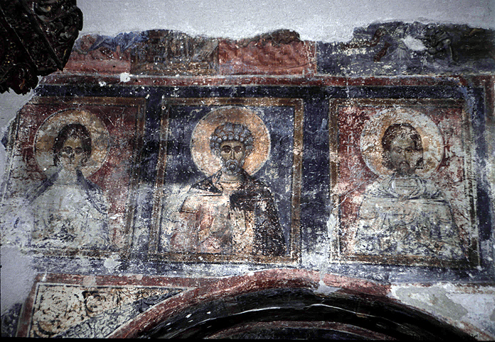 South wall, fresco