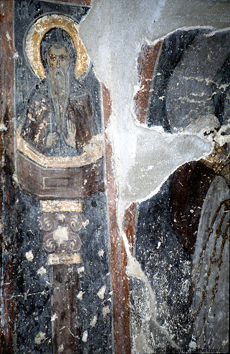 Fresco, showing Simeon Stylites