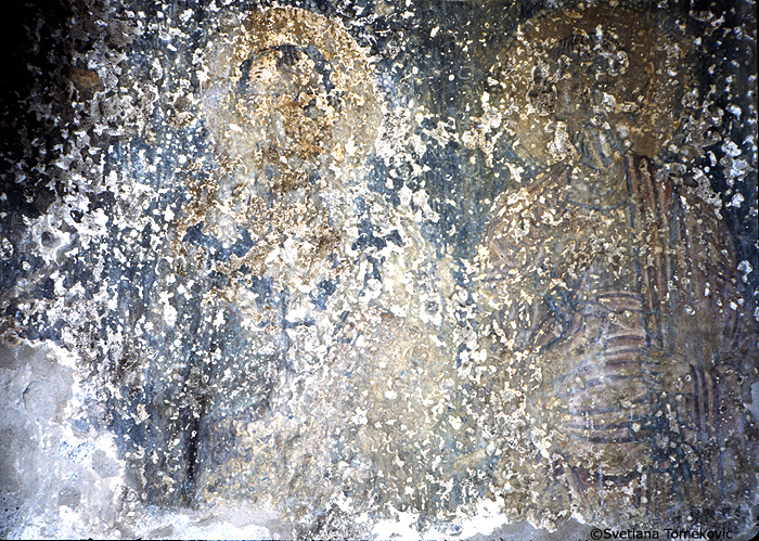 Fresco, detail<br>Note: Rethymnon also known as Retimo<br>Church possibly Sotiras Christos in Eleftherna