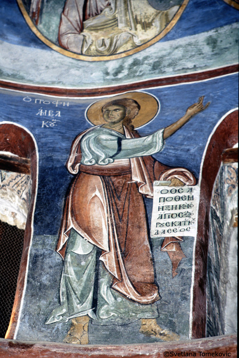 Fresco, naos, showing Habakkuk