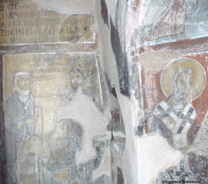 Fresco, north wall