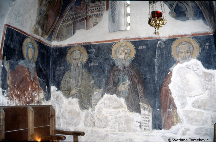 Fresco, niche, north-east