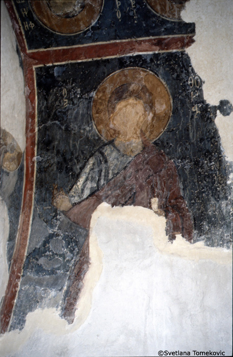 Fresco showing Saint Thomas