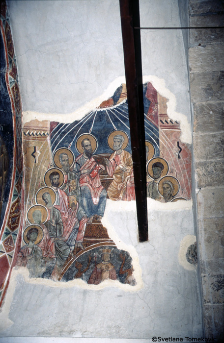 Fresco showing Pentecost