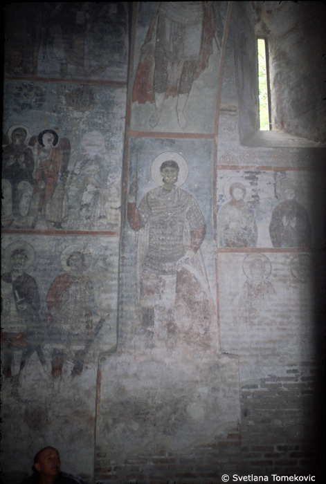 Fresco, west wall