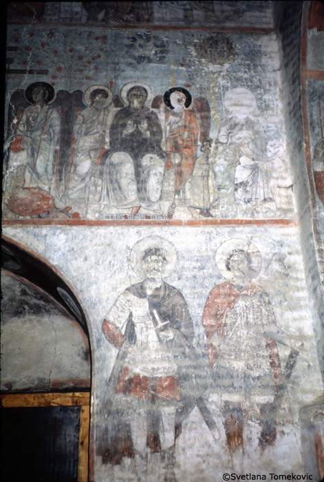 Fresco west wall