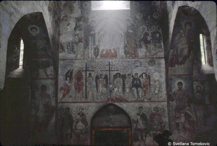 Fresco, west wall