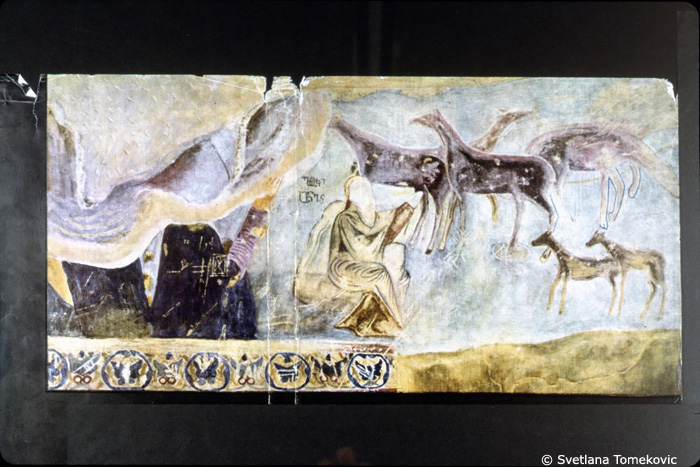 Fresco, refectory, naming of the animals
