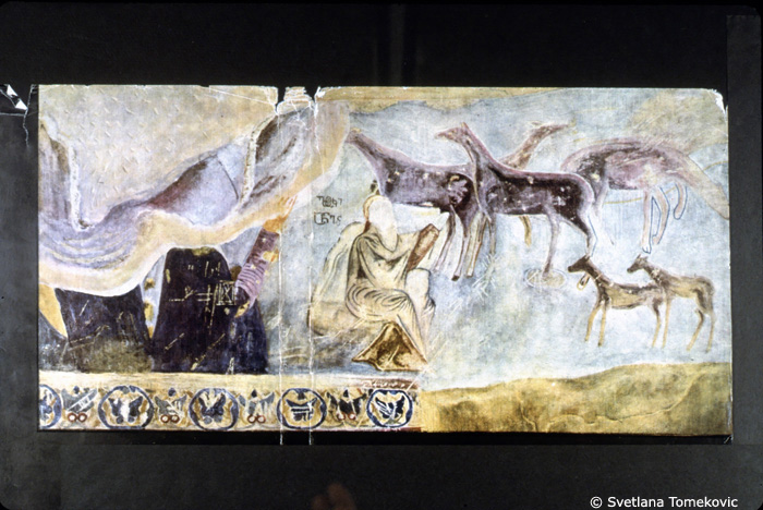 Fresco, refectory, naming of the animals