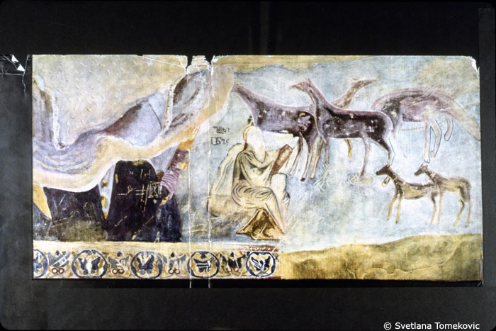 Fresco, refectory, naming of the animals