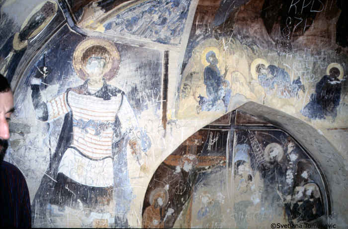 Fresco showing the Transfiguration
