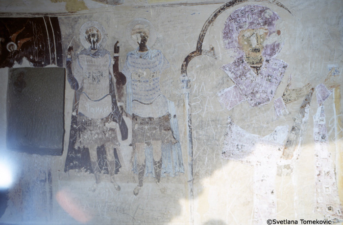 Fresco, north wall