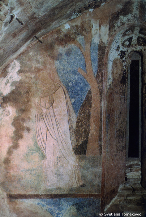 Fresco, western tympanum, left side