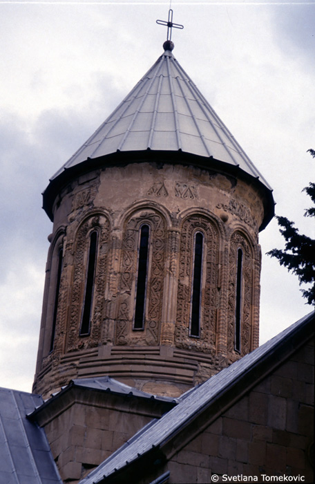 Exterior, tower (detail)