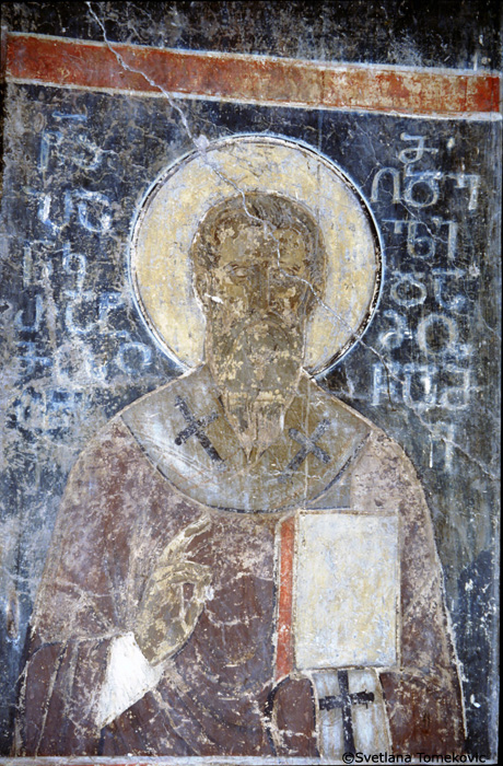 Fresco, north wall, showing Pantokrator