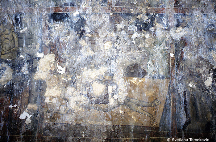Wall, north, fresco, Scene no. 5