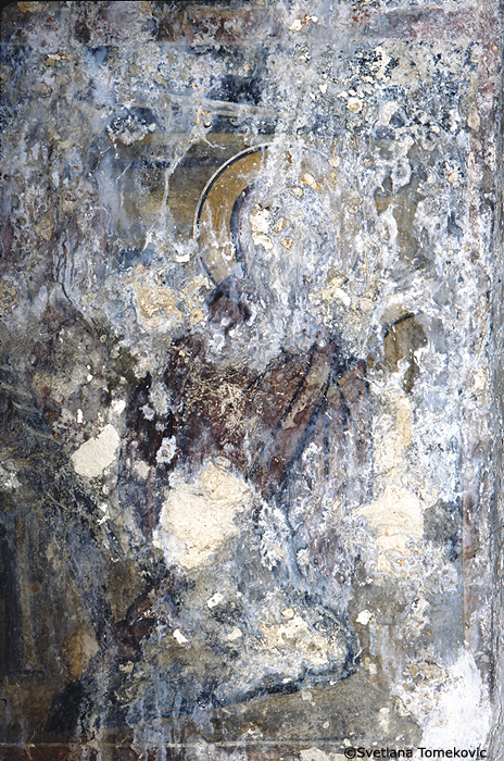 Wall, north, fresco, Scene no. 6, detail