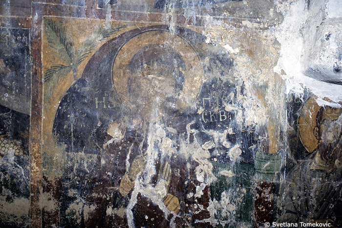 Wall, north, fresco, icon of St. Paraskevi