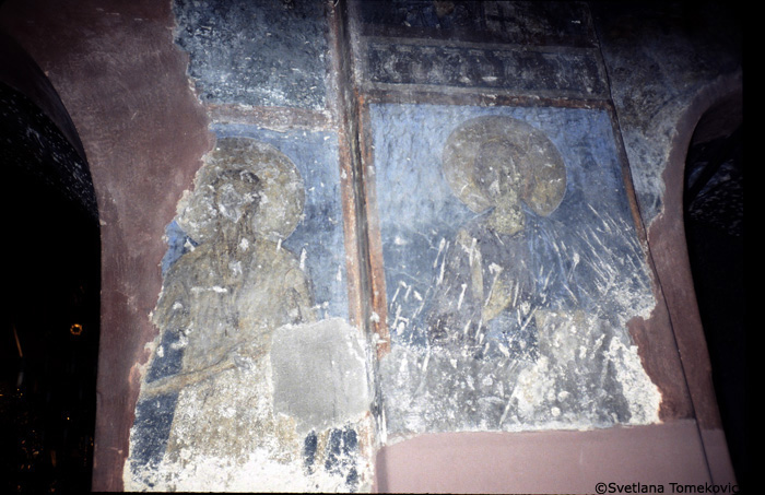 Fresco, narthex, east wall