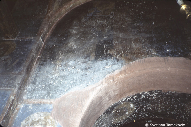 Fresco, narthex, east wall