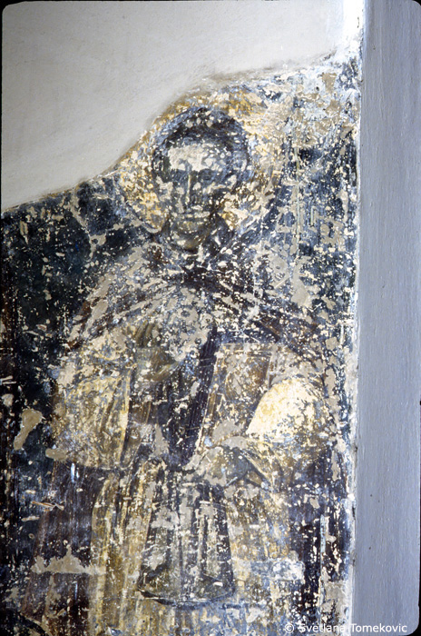 Fresco showing John the Calybite