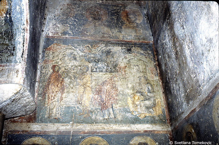 Fresco, west wall
