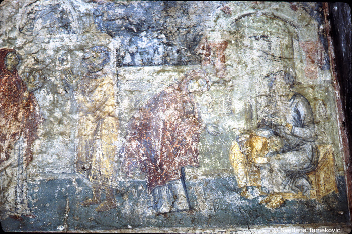 Fresco, west wall