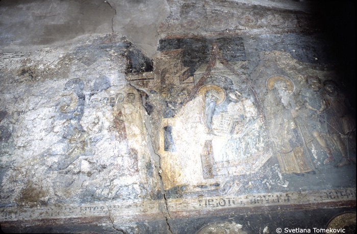 Fresco, north wall