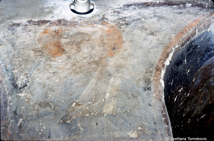 Fresco, north wall
