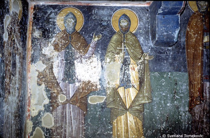 Fresco, narthex, west wall