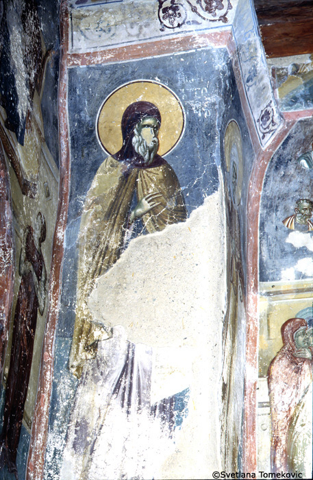 Fresco, pilaster