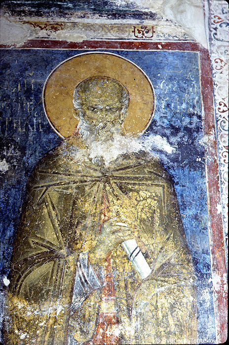 Fresco, narthex,  showing Theodore