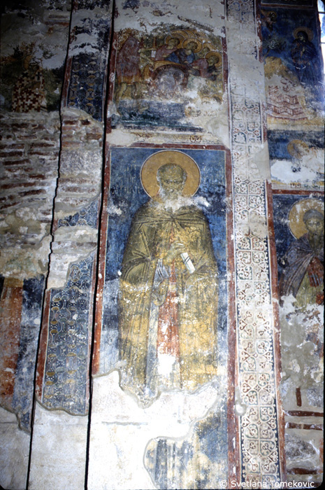 Fresco, narthex, showing Theodore