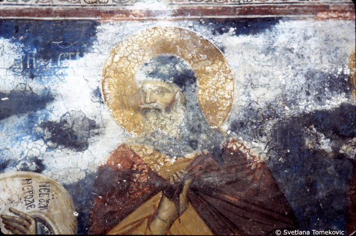 Fresco, narthex, showing Anthony