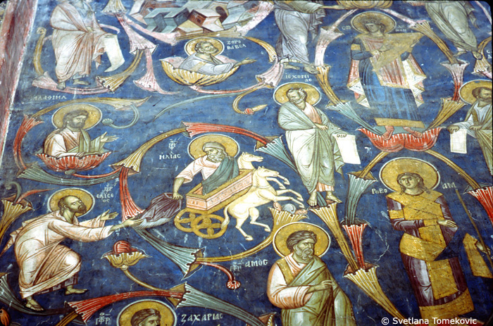 Fresco, nave, west wall