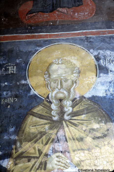 Fresco, nave, possibly showing Theodore