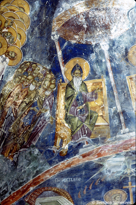 Fresco, crossing, west