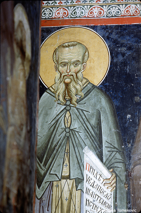Fresco, showing Sabas