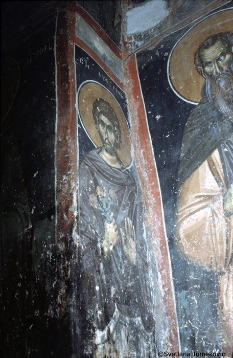 Fresco, west wall, showing Euphrosymos