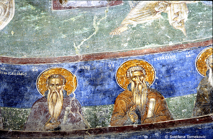 Fresco, showing Gerasimus