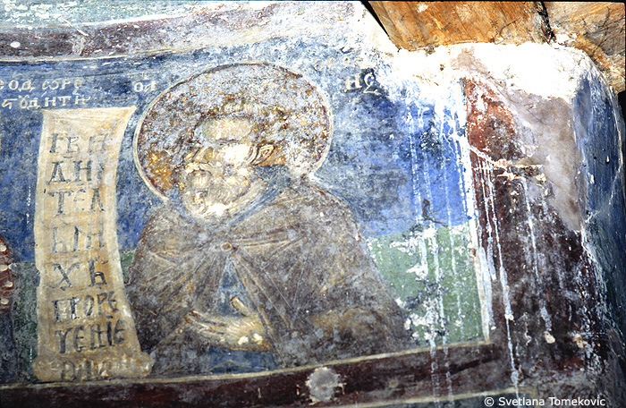 Fresco, showing Theophanes