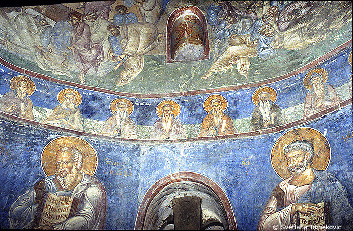 Fresco, showing Theodore to P...(?)