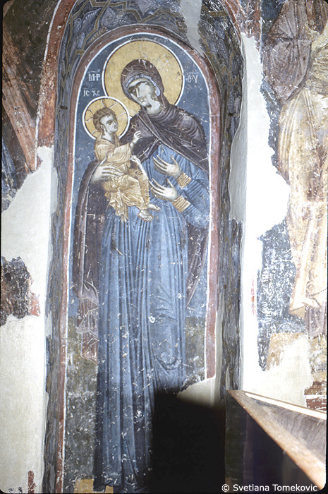 Fresco, Virgin Mary and Christ Child